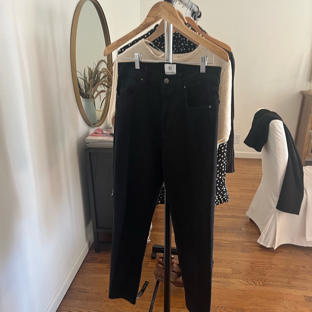 Anine Bing Sonya Jeans-high rise black denim